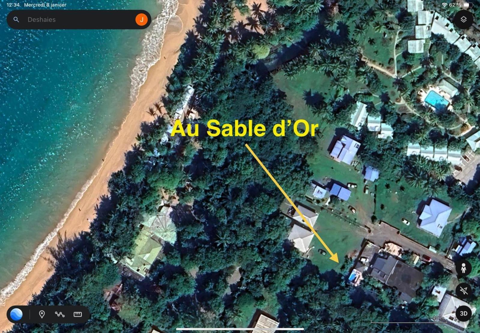 Au Sable D'Or - Spa - Wifi- Piscine Deshaies Bagian luar foto
